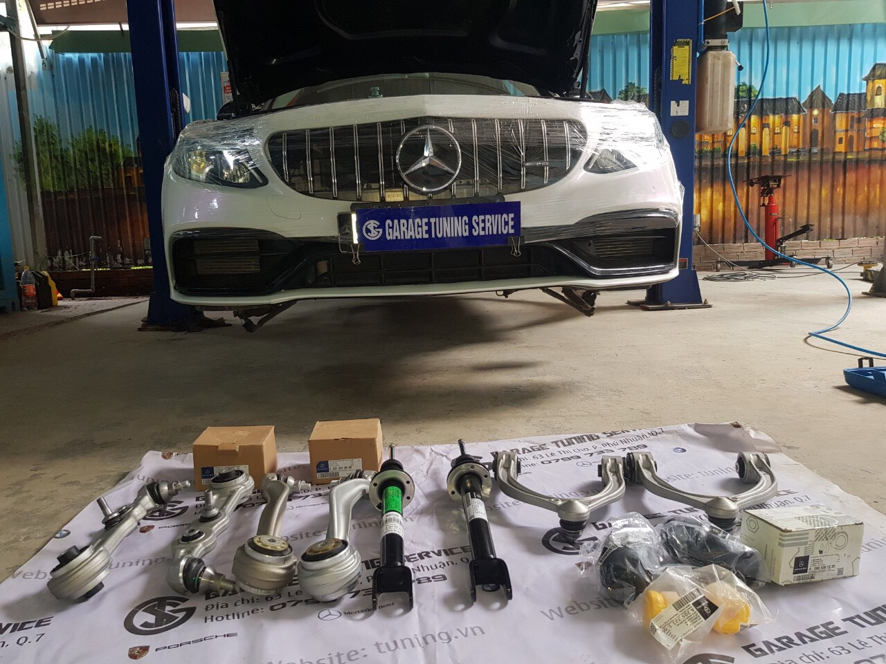 Sửa chữa hệ thống gầm ô tô Mercedes